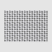 Retro Tiki Patroon Tissuepapier (Voorkant)