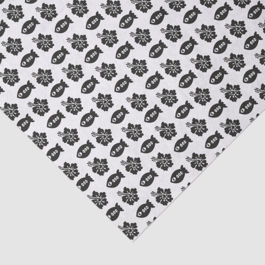 Retro Tiki Patroon Tissuepapier (Detail)