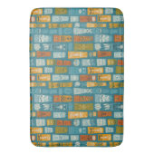 Retro Tiki Totems Badmat (Voorkant Verticaal)