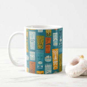 Retro Tiki Totems Koffiemok