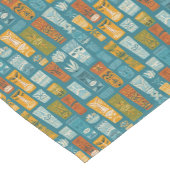 Retro Tiki Totems Korte Tafelloper (Hoek)