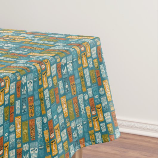 Retro Tiki Totems Tafelkleed (Voorbeeld)