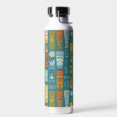 Retro Tiki Totems Waterfles (Links)