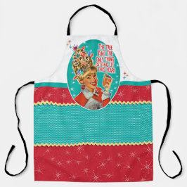 Retro Tipsy Lady Getting Lit Christmas Schort