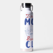 Retro Tired Moms Honkbal Club  Waterfles (Voorkant)