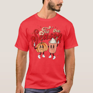 Retro Tis de Herfst van het seizoen Pumpkin Spice T-shirt