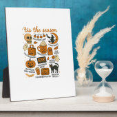 Retro Tis The Season Halloween Season Fall Fotoplaat (Zijkant)