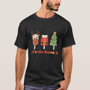 Retro Tis the Season Kerstlolly's Vakantie T-shirt