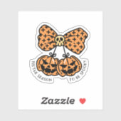 Retro “’Tis the Season to Be Spooky” Halloween Sticker (Vel)