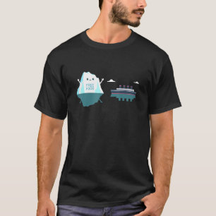 Retro Titanic Cruiseschip Iceberg 1912 Cruiseschip T-shirt