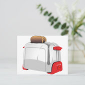 Retro Toaster Briefkaart (Staand voorkant)