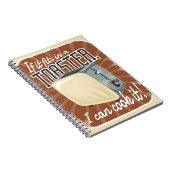 Retro Toaster Kookgrapjes Notitieboek (Rechterzijde)