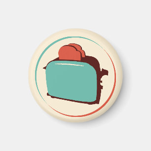 Retro Toaster magnet