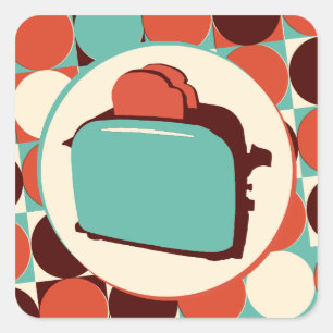 Retro Toaster stickers (vel 20)