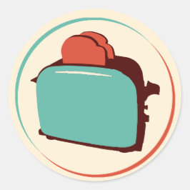 Retro Toaster stickers (vel 20)
