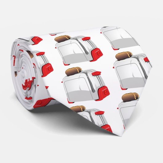Retro Toaster Stropdas (Opgerold)