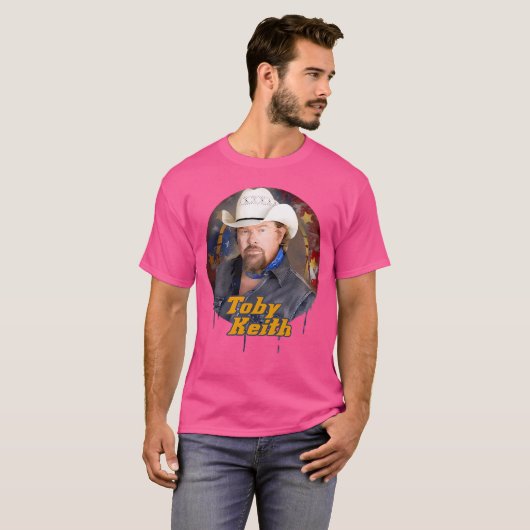 Retro Toby - Keith T-shirt (Voorkant volledig)