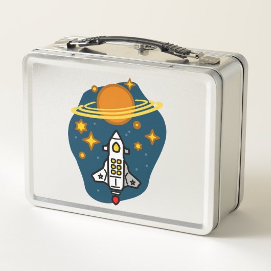 Retro Toekomst Bestemming Saturnus (Achterkant)