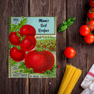 Retro Tomaat Recept Kookboek Moederdag Notitieboek