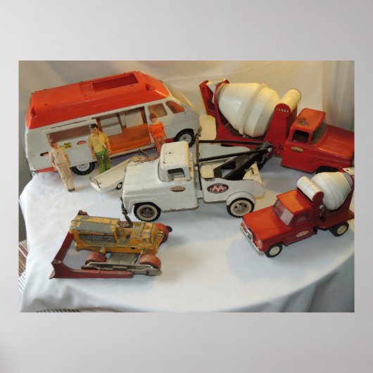  / Retro Tonka Trucks & Toys Poster (Voorkant)