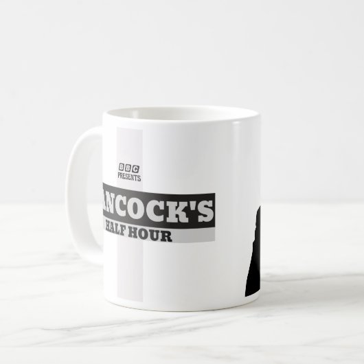 Retro Tony Hancock BBC Comedy Legend mok (Voorkant links)