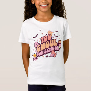 Retro Too Ghoul voor School Halloween T-shirt