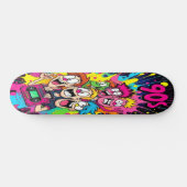 Retro Toon Chaos Edition 1 Persoonlijk Skateboard (Horizontaal)