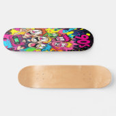 Retro Toon Chaos Edition 1 Persoonlijk Skateboard (Horizontaal)