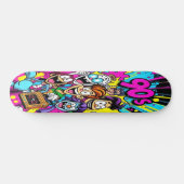 Retro Toon Chaos Edition 4 Persoonlijk Skateboard (Horizontaal)