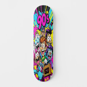 Retro Toon Chaos Edition 4 Persoonlijk Skateboard