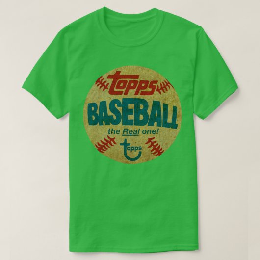 Retro Topps honkbal de echte toppen Crewneck S T-shirt (Design voorkant)