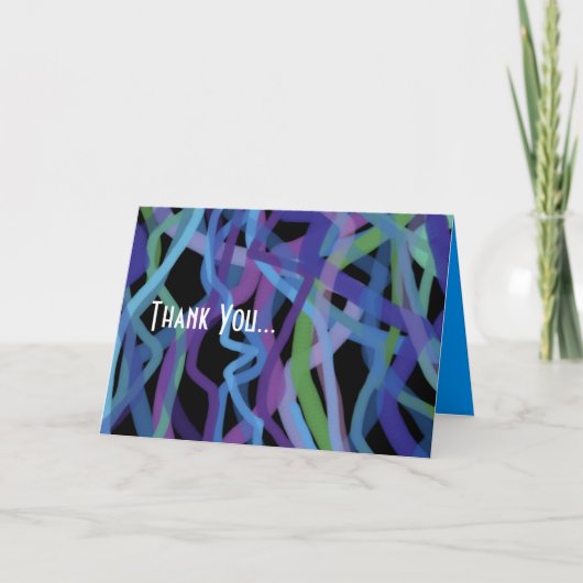 Retro Torah Bar Bat Mitswa Opgevouwen Dankjewel Ka Bedankkaart (Voorkant)