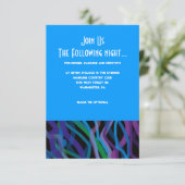 Retro Torah Bar Bat Mitzvah Kaart uitnodigingspart (Staand voorkant)