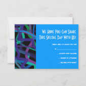 Retro Torah Bar bat Mitzvah Uitnodigingskaart RSVP Kaartje (Voorkant)