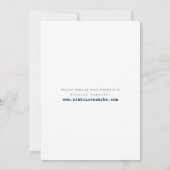 Retro-Tortelduifjes en harten-bruiloft-uitnodiging Kaart (Achterkant)