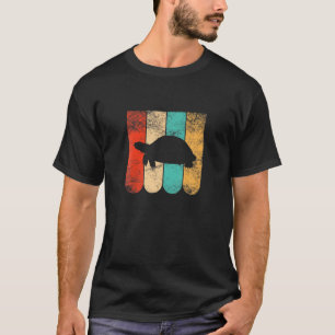 Retro Tortoise Turtle Ocean Animal Love Se T-shirt
