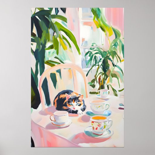 Retro Tortoiseshell Poster, Tortoiseshell Oil Poster (Voorkant)