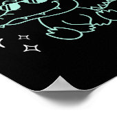 Retro Tot ziens op de laatste dag van School Allig Poster (Hoek)