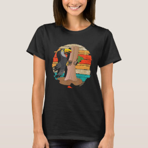 Retro Toucan Exotische Vogel Dier Tropische Toucan T-shirt
