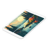 Retro Touch Grass buitenmagneet Magneet (Linkerzijde)