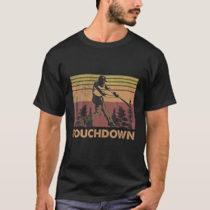 Retro  Touchdown Grappig Honkbal Softbal Hi T-shirt