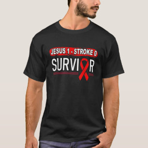Retro Tougher dan A Stroke Stroke Survivor Jesus T-shirt