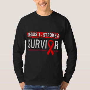 Retro Tougher dan A Stroke Stroke Survivor Jesus T-shirt