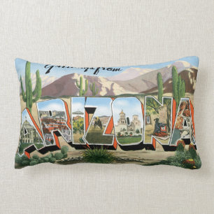 Retro Tourist Pillow Arizona Kussen