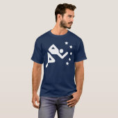 Retro Track Star T-shirt (Voorkant volledig)