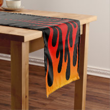 Retro Traditionele Hot Rod Flames Custom Racing