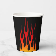 Retro Traditionele Hot Rod Flames Custom Racing