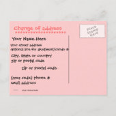 Retro Trailer Hawaiian Palm New Home Aankondigingskaart (Achterkant)