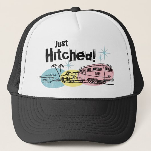 Retro Trailer net geHitd Pet (Voorkant)