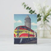 Retro Train the Champion Miami Railways Briefkaart (Staand voorkant)